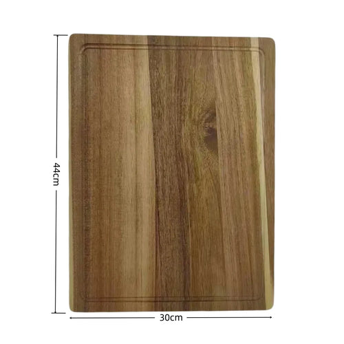 Acacia Wood Cutting Board Wooden Cutting Board with Juice Groove