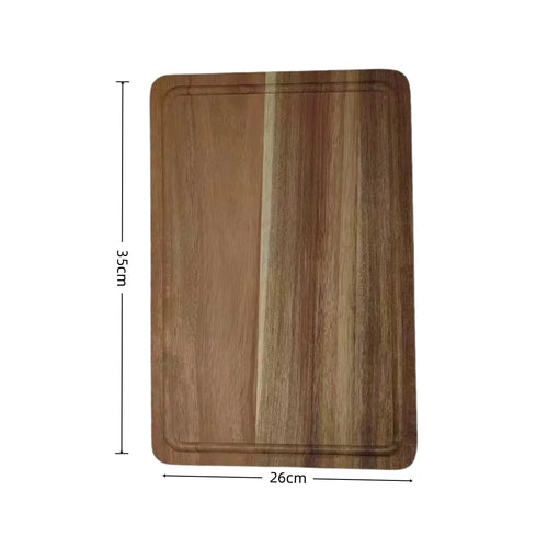 Acacia Wood Cutting Board Wooden Cutting Board with Juice Groove