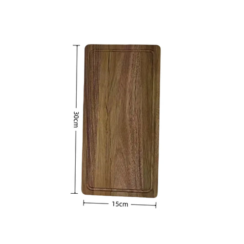 Acacia Wood Cutting Board Wooden Cutting Board with Juice Groove